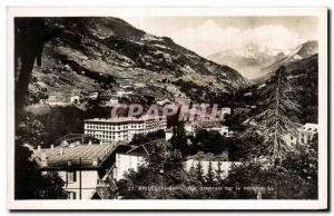 Old Postcard Brides les Bains Vue Generale on Vanoise