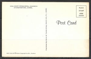 Connecticut, Stonington - Calvary Episcopal Church - [CT-028]