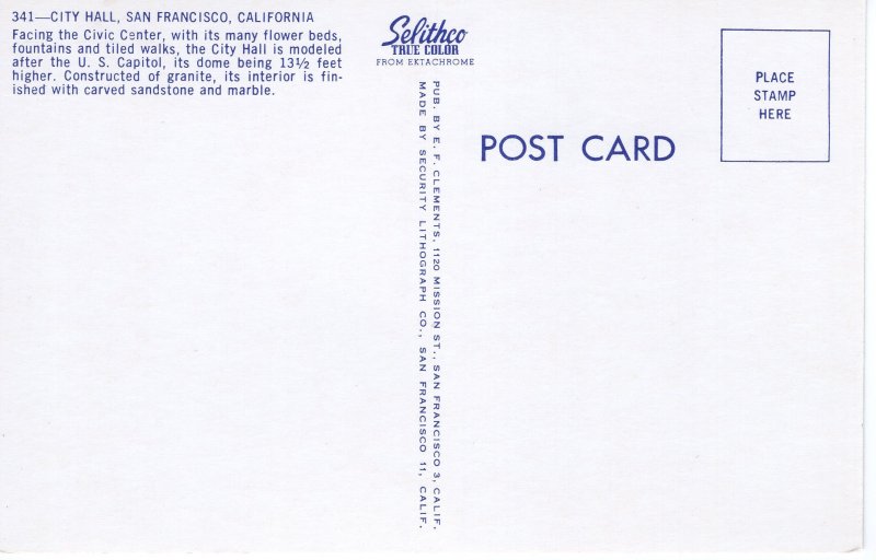 PC6155 CITY HALL, SAN FRANCISCO, CA