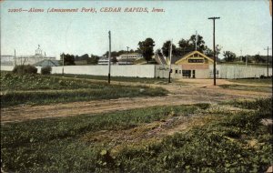 CEDAR RAPIDS IA Alamo Amusement Park c1910 Postcard