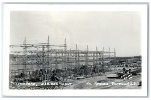 c1950's Switch Yard Ft. Randall Pickstown South Dakota SD RPPC Photo Postcard