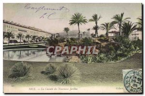 Postcard Old Nice Cascade of New Gardens