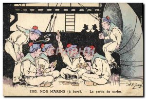 Old Postcard Militaria Our Sailors Part cards