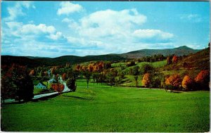 Postcard ROAD SCENE Wilmington Vermont VT AO8875