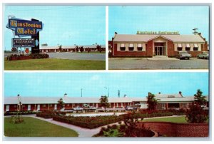 Kinston North Carolina Postcard Kinstonian Motel Multiview Exterior 1960 Vintage