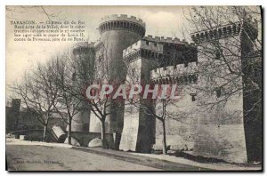 Old Postcard Tarascon Chateau du Roi Rene says