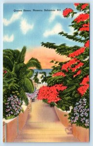 Queens Street - Nassau BAHAMAS Postcard