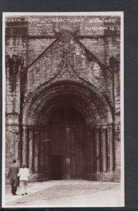 Co Durham Postcard - North Door & Sanctuary Knocker, Durham Cathedral  RS20235