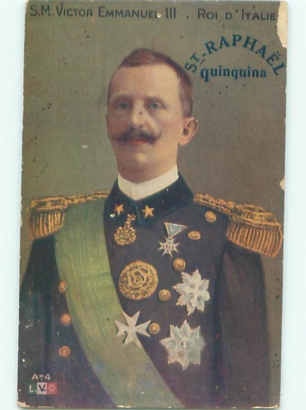 foreign c1910 Italian postcard KING VICTOR EMMANUEL III OF ITALY AC2628