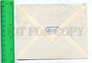 420484 MONACO 1962 year Rotary Conference real posted COVER