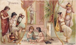 Arbuckle Bros Coffee Advertising Card, Pompeii, circa 1880s (54228)