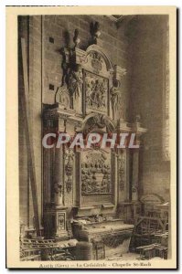 Old Postcard Auch Gers La Cathedrale Chapelle St Roch