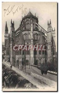 Old Postcard Bourges Apse of the Cathedral