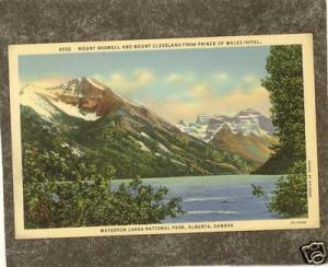 ALBERTA CANADA WATERTON LAKE NATIONAL PK HOTEL Postcard