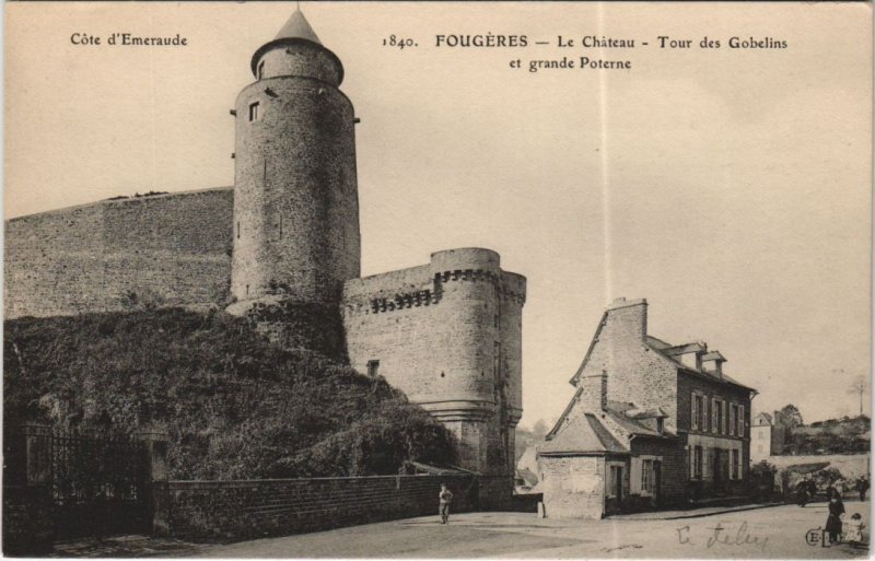 CPA Fougeres Le Chateau , Tour des Gobelins (1236603)