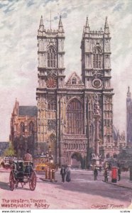 WESTMINSTER ABBEY, The Western Towers, 1906; TUCK 7033