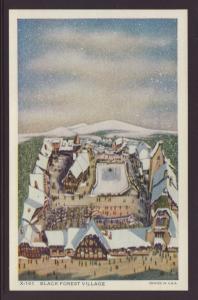 Black Forest Village,Chicago's World Fair Postcard