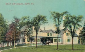 USA City Hospital Barre Vermont Vintage Postcard 07.29