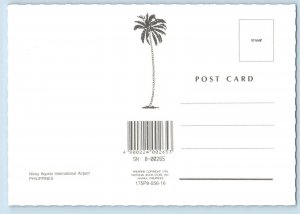 c1960 Pasay Manila Philippines Postcard Ninoy Aquino International Airport Plane