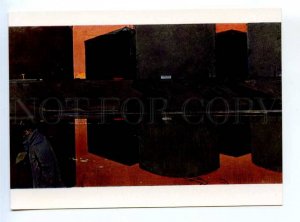 420262 USSR 1963 year Salakhov Oil tank farm postcard