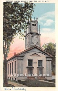 Baptist Chapel 1841 - Cambridge, New York NY  