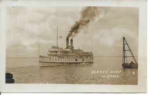 1910 - Quebec Boat at Sorel, Quebec,  (A925)