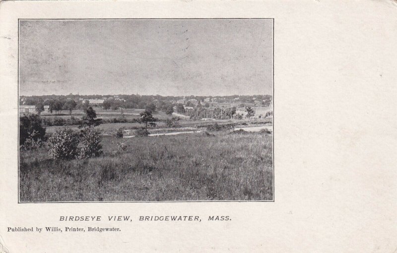 BRIDGEWATER, Massachusetts, PU-1908; Birdseye View