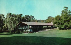 Vintage Postcard 1968 Stewart Pavilion Massanetta Springs Bible Conferences VA