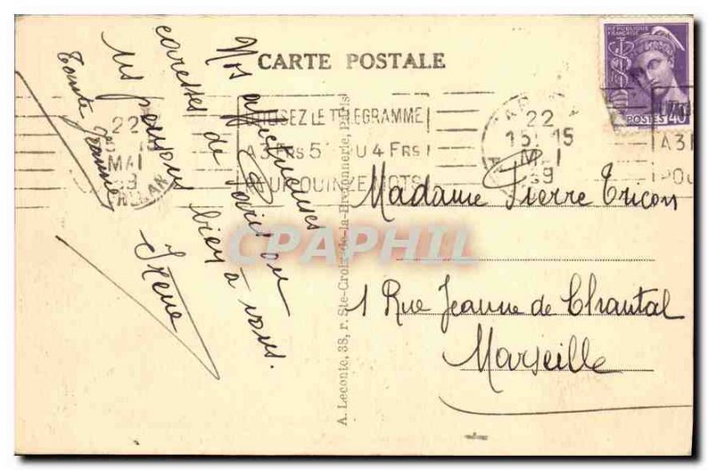 Postcard Old Paris Hotel des Invalides