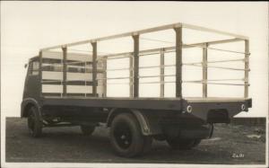 Old Truck Flat Bed c1940s-50s Real Photo Postcard