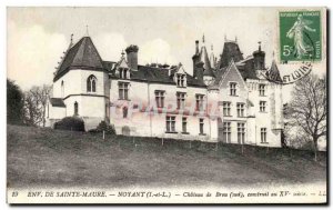 Postcard Old Approx De Sainte Maure Noyant Chateau de Brou