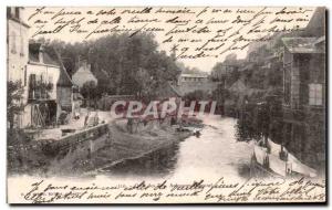 Old Postcard Creuse Aubusson Quai des Iles