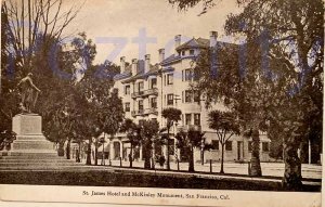 St James Hotel and McKinley Monument San Francisco