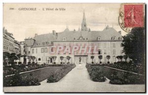 Grenoble Old Postcard L & # City 39hotel