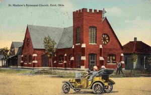St Mathews Episcopal Church Enid Oklahoma 1910c postcard