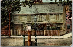 Esquire Motel Seekonk Massachusetts MA Swimming Pool Restaurant Postcard