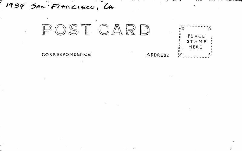 California San Francisco 1939 Swedish Pavilion RPPC Photo Postcard 22-3374