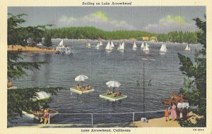 Sailing on Lake Arrowhead California