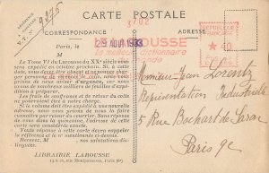 Eskimo fisherman from Alaska Larousse Library 1933 postcard