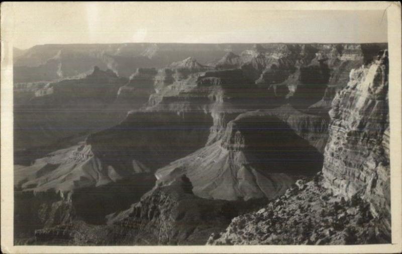 Unidentified Grand Canyon AZ c1915 Real Photo Postcard