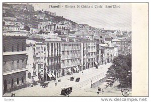 Riviera Di Chiaia E Castel Sant'Elmo, Napoli (Campania), Italy, 1900-1910s