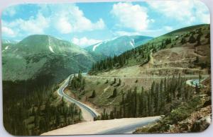 Looking west from the summit of Loveland Pass Colorado