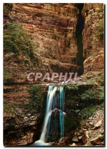 Postcard Modern Underground River Bramabiau outdoor Waterfall