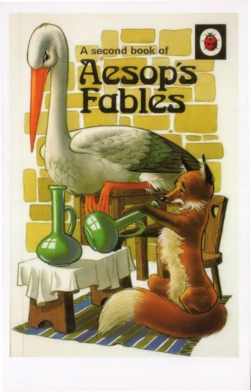 Aesops Fables A Second Book Of Ladybird First Edition Postcard