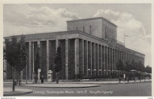 LEIPZIG (Saxony), Germany, 1930s ; Technische Messe, Halle 9. Haupteingang