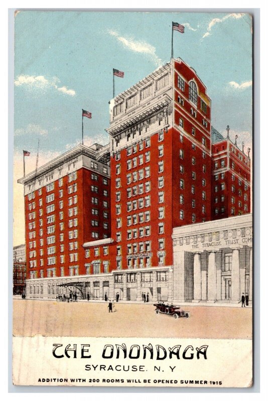 The Onondaga Hotel Syracuse New York NY DB Postcard H22