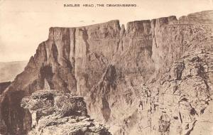 Drakensberg South Africa Eagles Head Scenic View Antique Postcard (J34616)