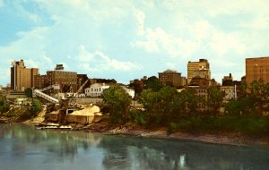 AR - Little Rock. Arkansas River and Skyline