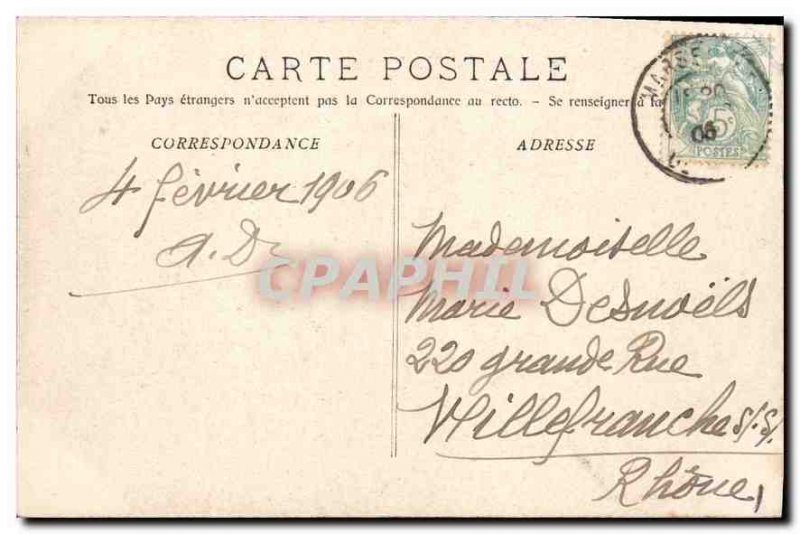 Postcard Old Marseille Les Bords de la Corniche (Wave Effect)