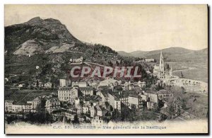 Old Postcard Lourdes General view of the Basilica